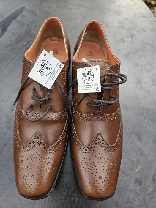 Pantofi piele naturală, mărimea 42