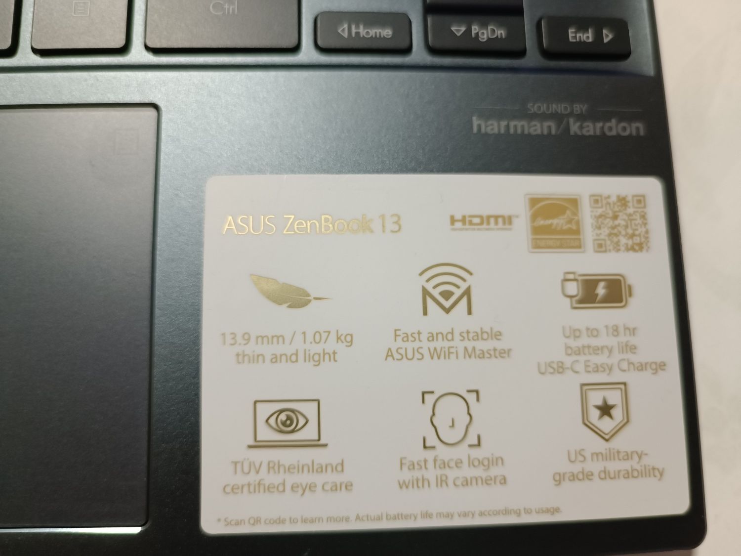 Asus ZenBook 13 - UX325E/ i7 gen11/ 16 GB / ssd 512 / Display Oled