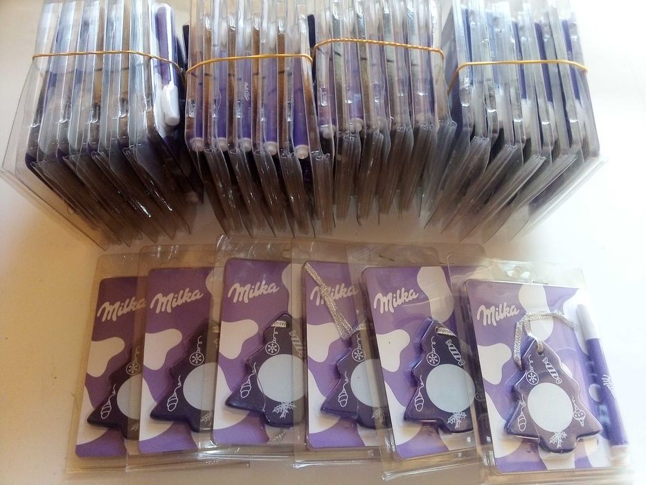 Коледна играчка Milka с маркер 46 броя нови