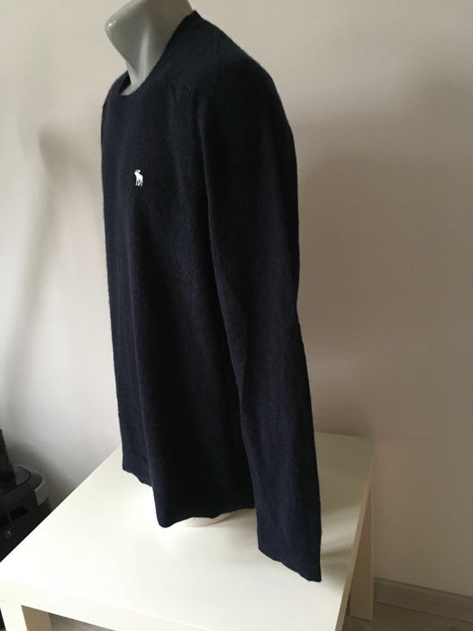 Abercrombie&Fitch 100% кашмир тъмно син XXL