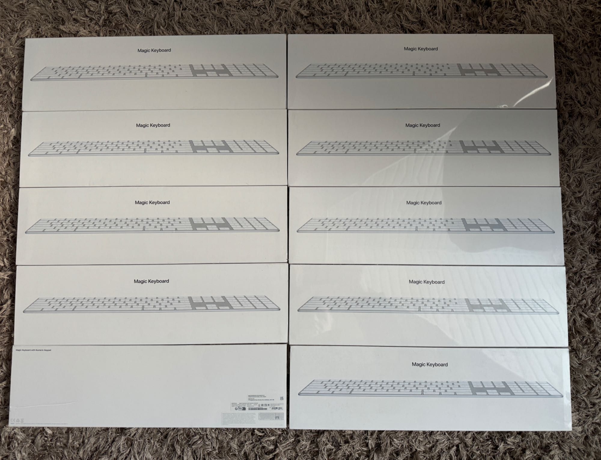 Apple Magic Keyboard with Num Pad, White - sigilate