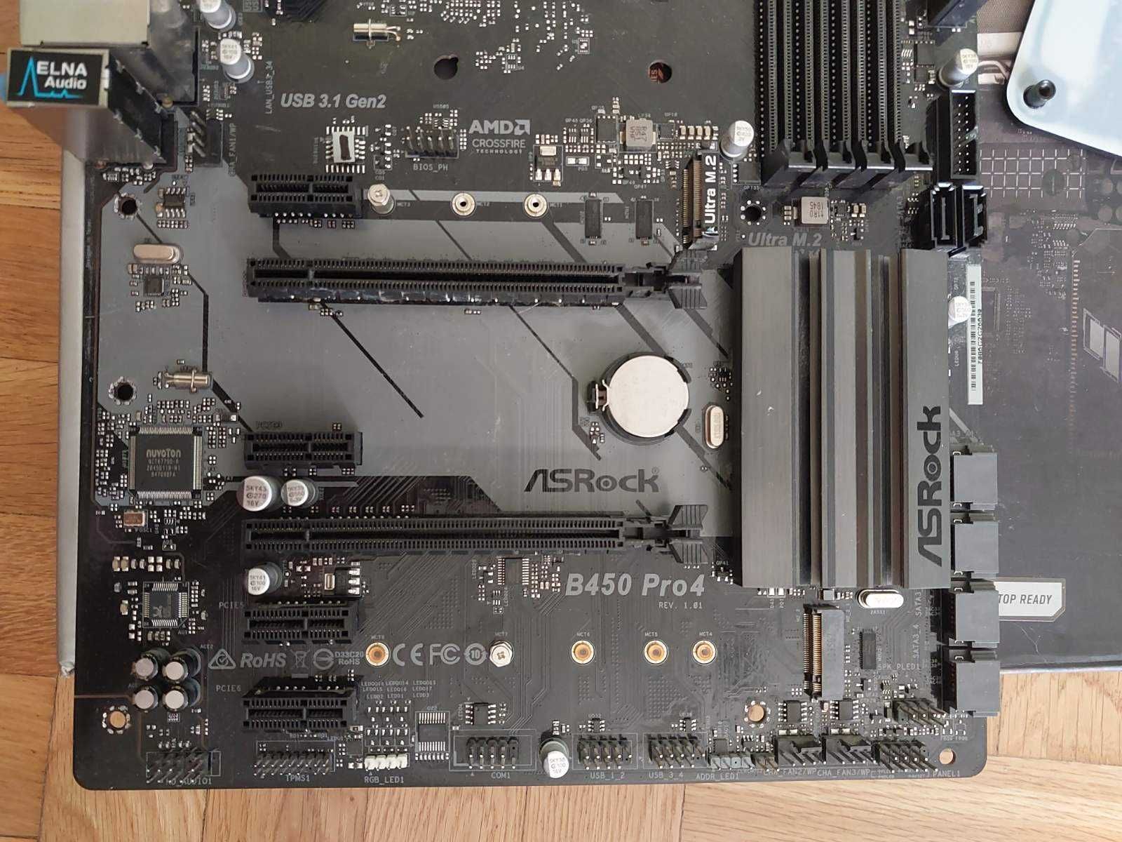 AMD Ryzen 7 2700X + AsRock B450 Pro4