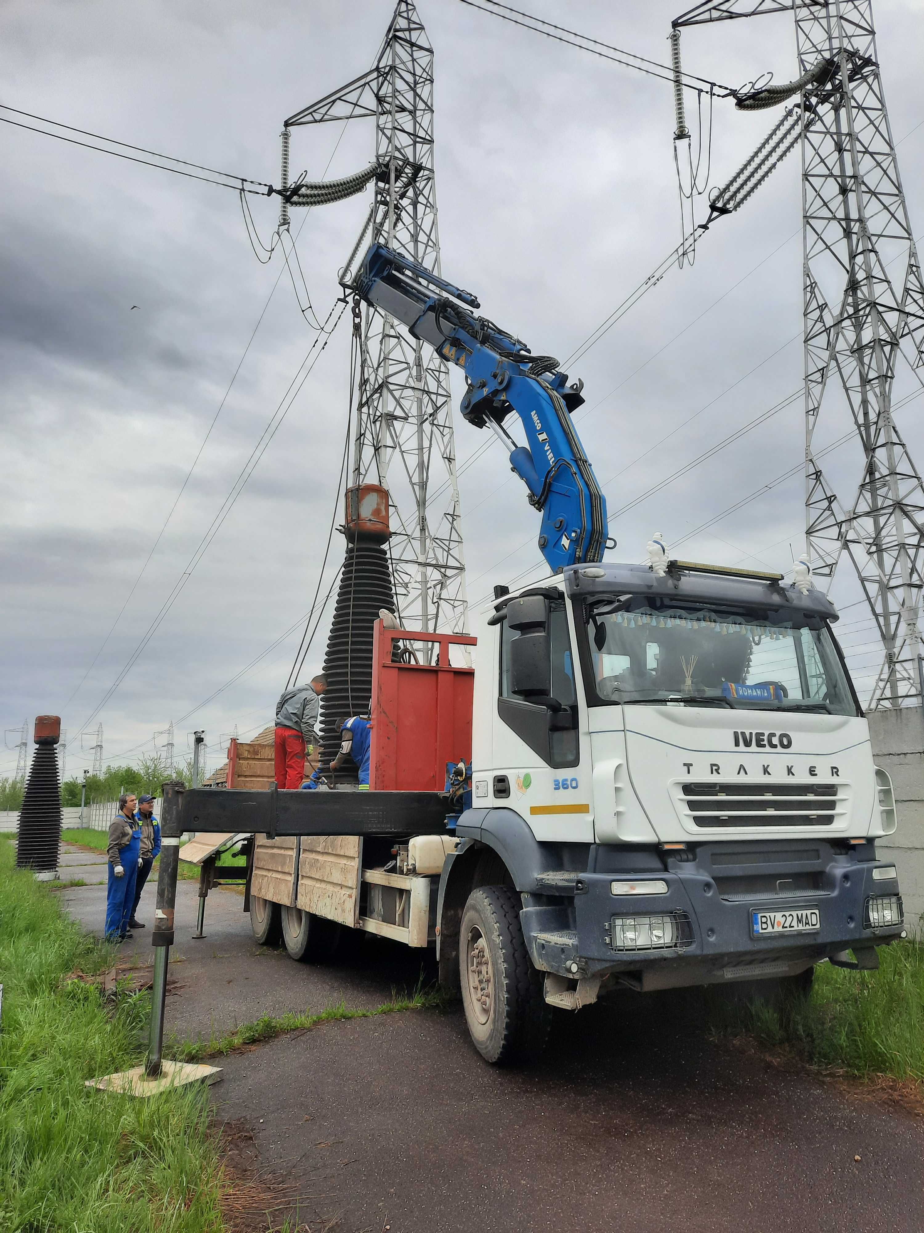 Servicii camion cu macara