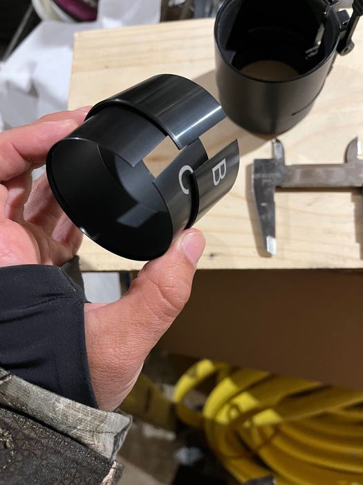 Inel adaptor pentru camera termica Clip-on pe luneta