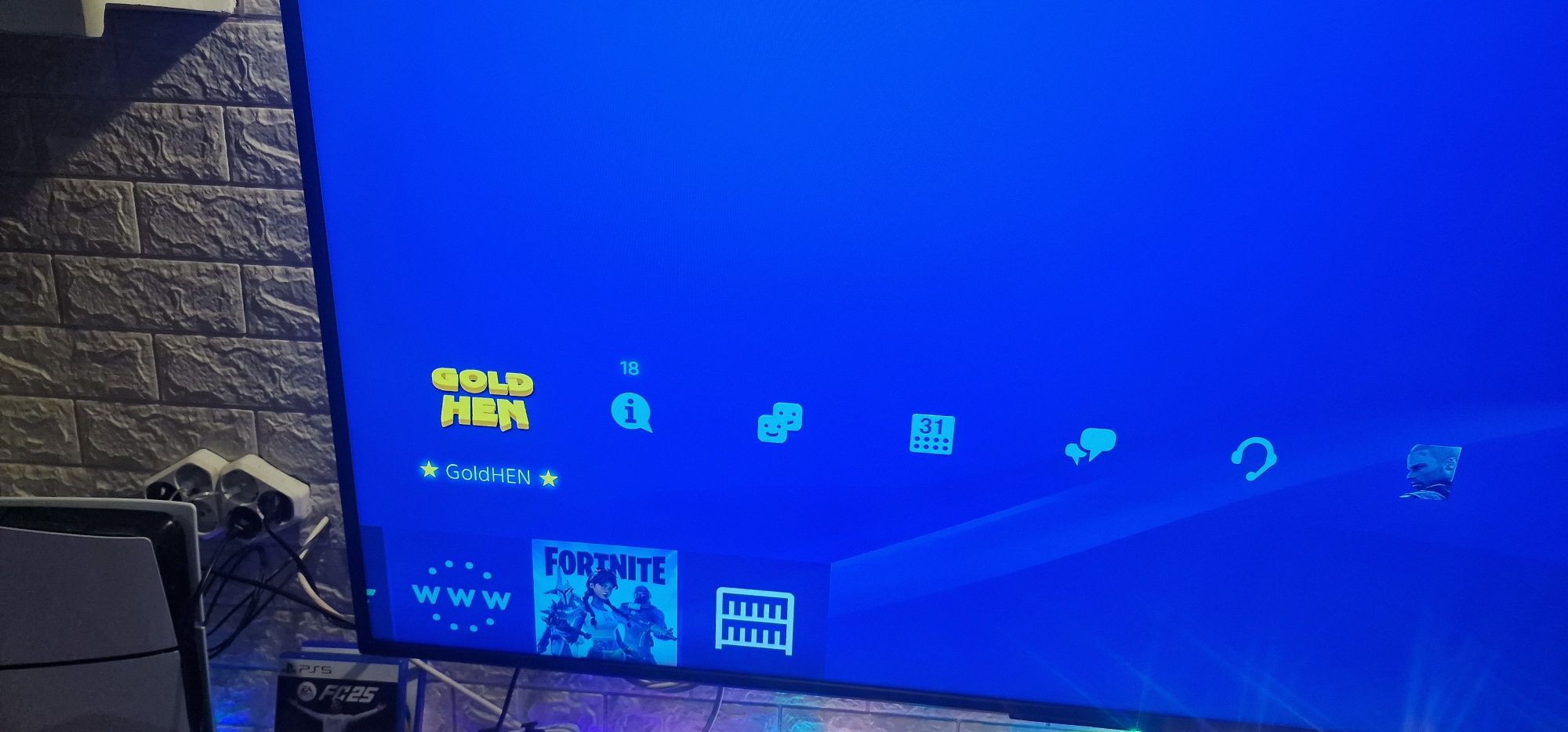 Playstation 4slim 9.00 goldhen 1 tb