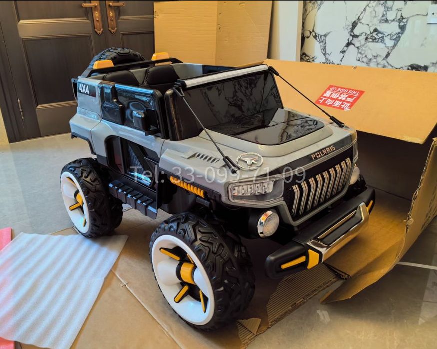 Детский Электромобиль Jeep Polaris 5388 для детей 2х местный до 100 кг