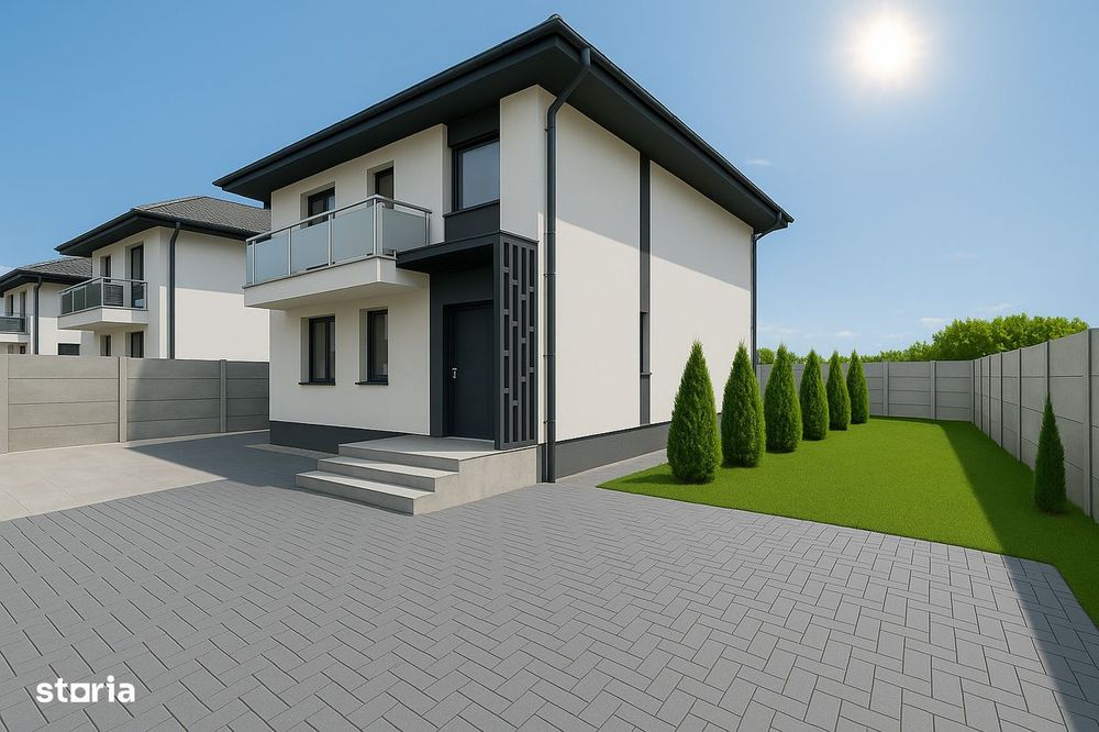Case noi P+1 Fortului CLINCENI 400m  3 dormitoare 3 bai