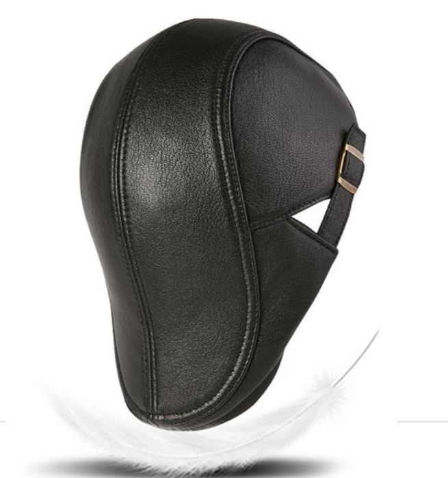 Мужская кепка шапка козырек из натуральной кожи мужской табий кожа хак