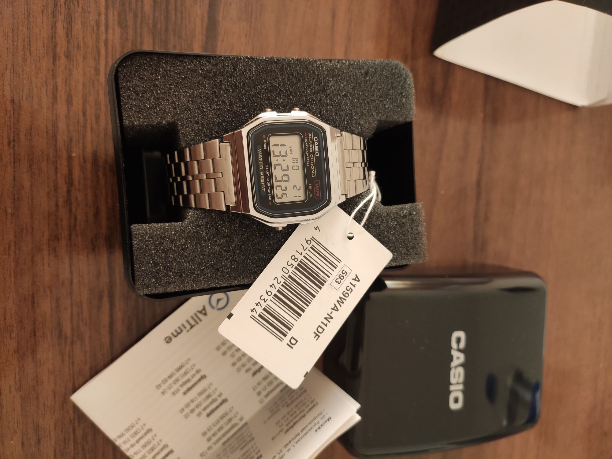 Часы Casio A159WA-1N (oригинал) новые