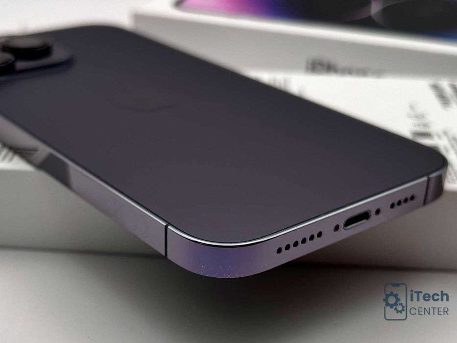 iPhone 14 Pro MAX, 128GB, Purple, 100% батерия, КАТО НОВ, ГАРАНЦИЯ!