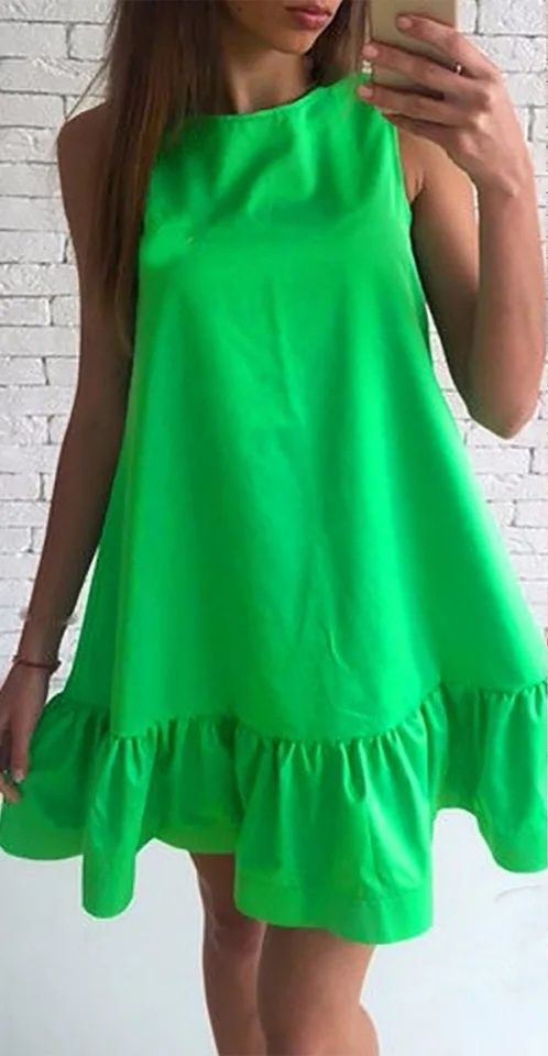 Rochie sexy casual,verde