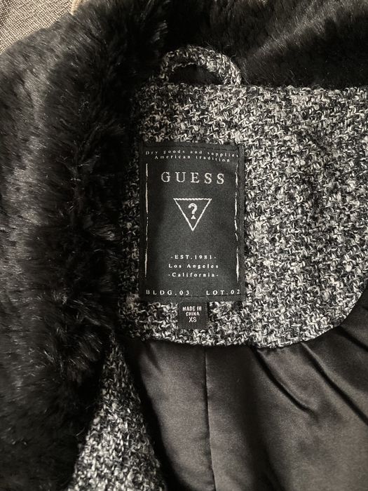 Jacheta / Jacket (geaca) Guess piele si lana