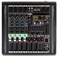 Mixer profesional amplificat,4 canale,afisaj,450 watt,sunet HI FI,nou!