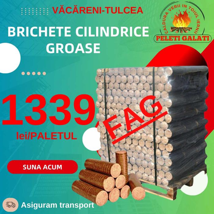 Brichete rumegus NESTRO FAG **Vacareni**Tulcea