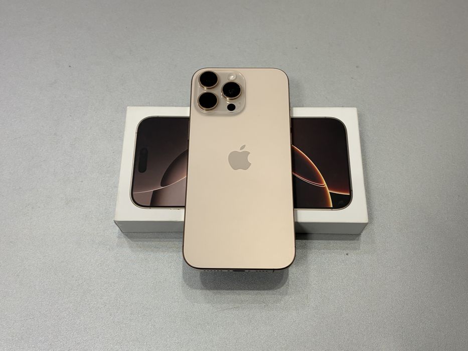 Iphone 16 Pro Max, 256 gb, Desert Titanium, la cutie