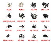 Suruburi Laptop 320 bucati diverse dimensiuni ,pliculete sau cutie 500