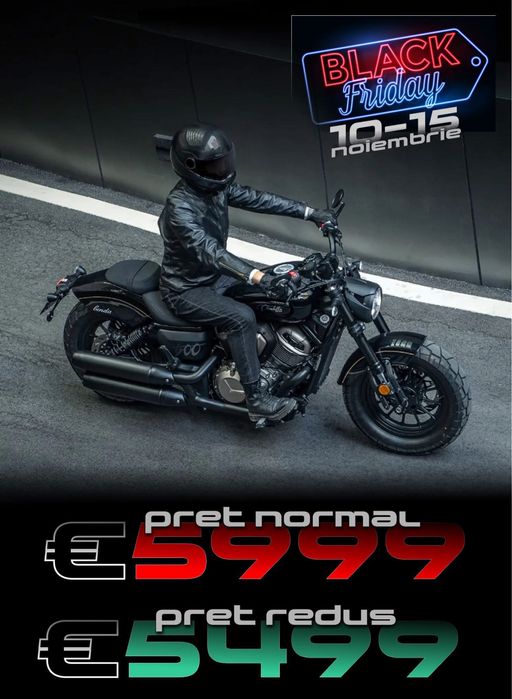 MYMOTO Vinde : Motocicleta Benda Chinchilla 500, noua BLACK FRIDAY