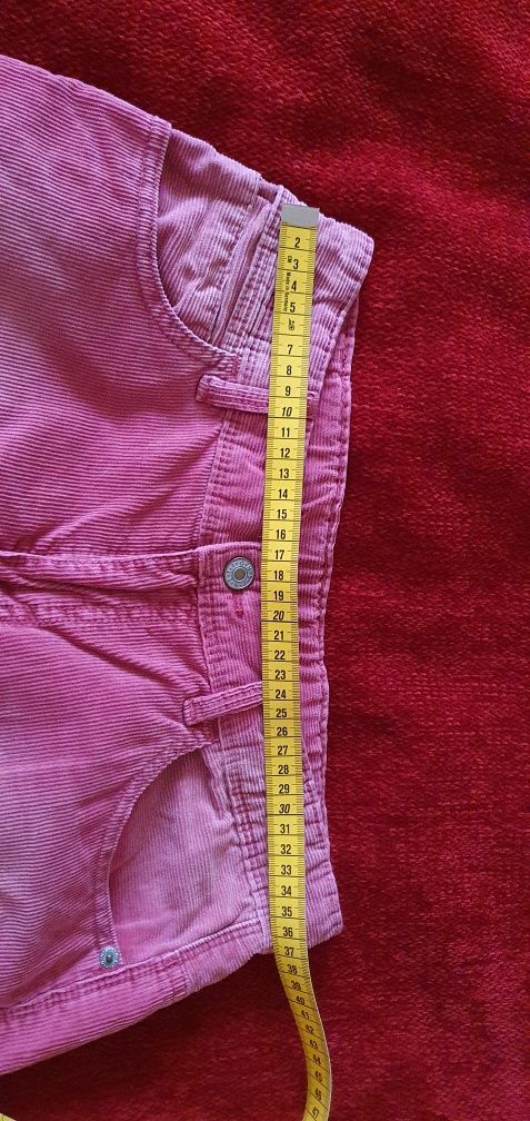 Pantaloni noi,copii 11-12 ani, catifea reiata,Benetton