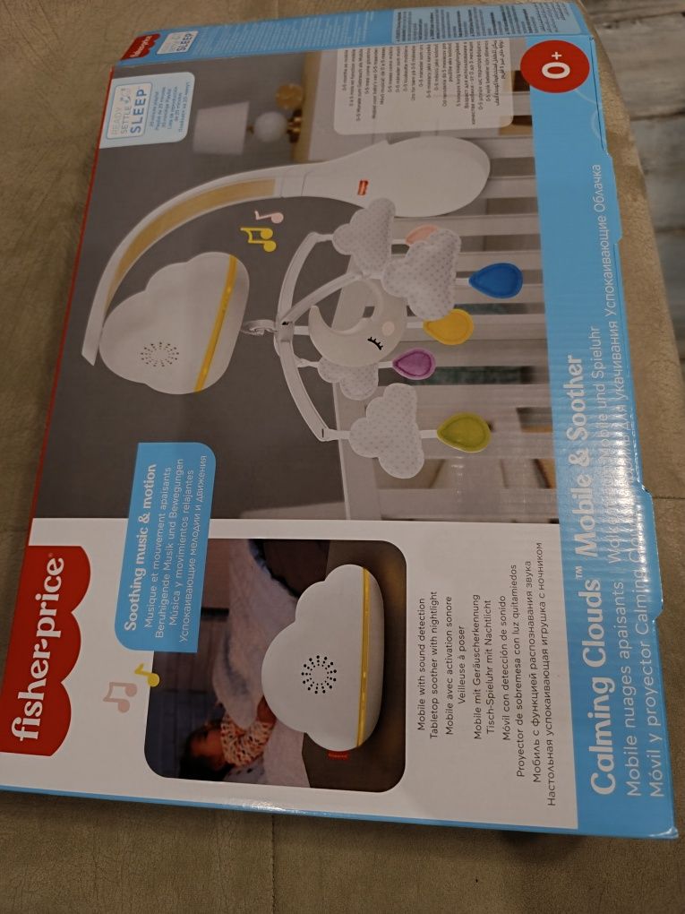 Музикална въртележка Fisher-Price Calming Clouds