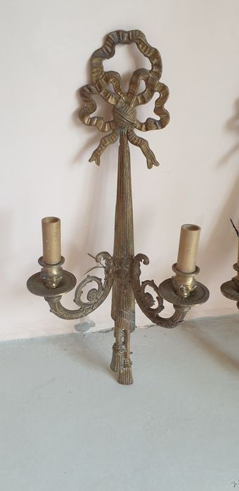 Accesorii decorațiuni înfrumusețare set bronz dore Franța 1930