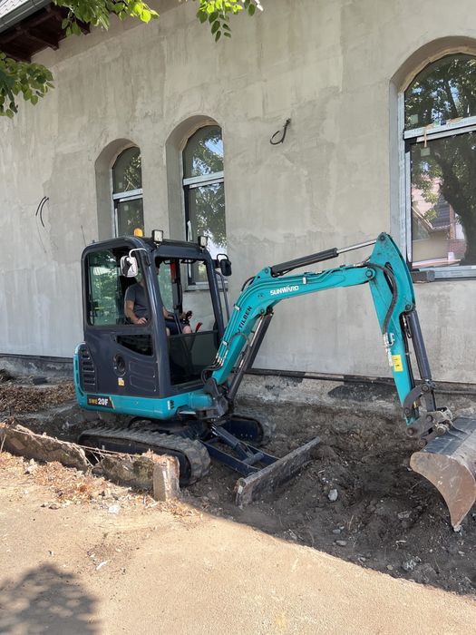 Miniexcavator Sunward SWE20F 550 ore de vanzare