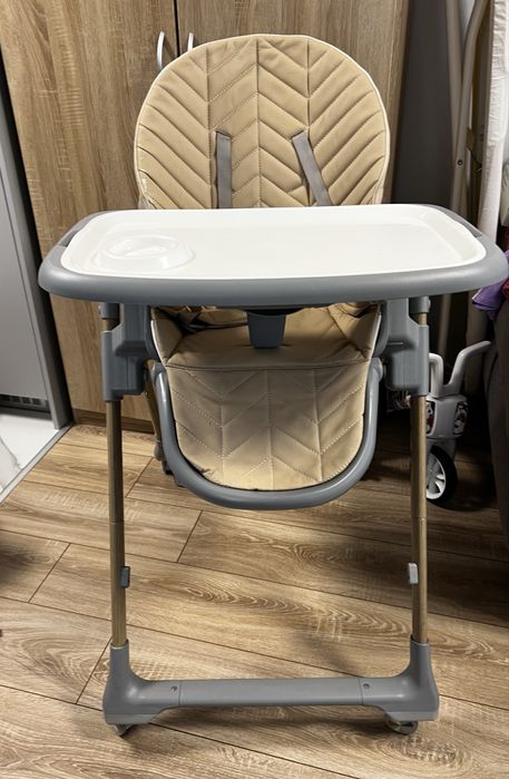 Столче за хранене KinderKraft - Lastree, дървесно