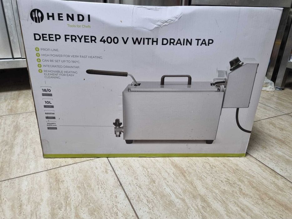 Fripteuza profesionala noua 10L - 400V, factura