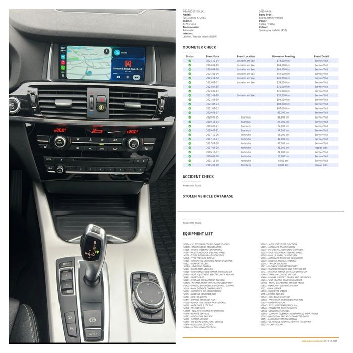 Bmw X3,  X-drive,  190 CP, CARPLAY, numere zoll valabile .