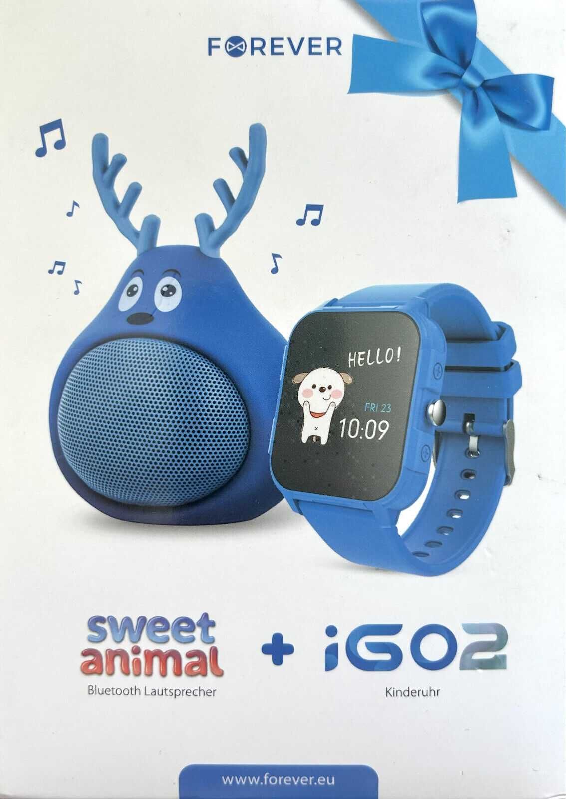 Difuzor Bluetooth ABS-100 și Smartwatch impermeabil Forever iGO