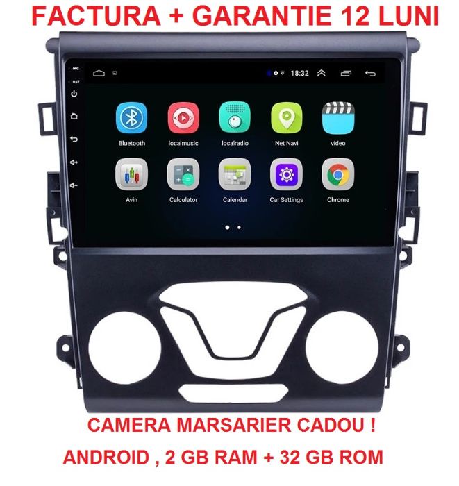 Navigatie Gps Ford Mondeo ( 2013 + ) , Android Noua , Garantie , Waze