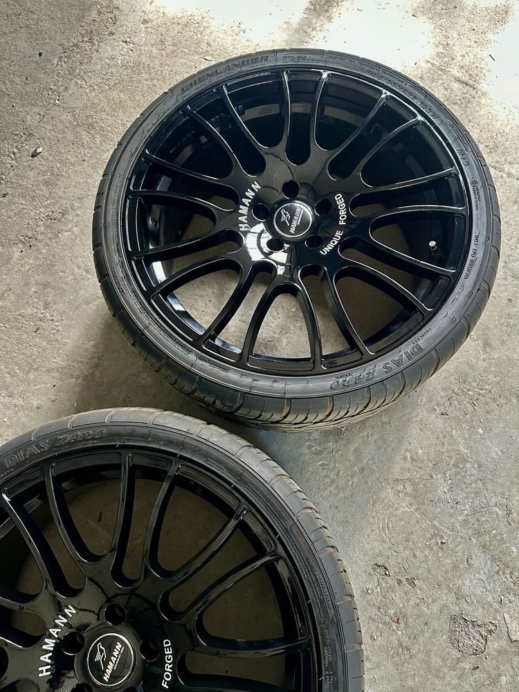 Jante hamann bmw 22’ cu anvelope