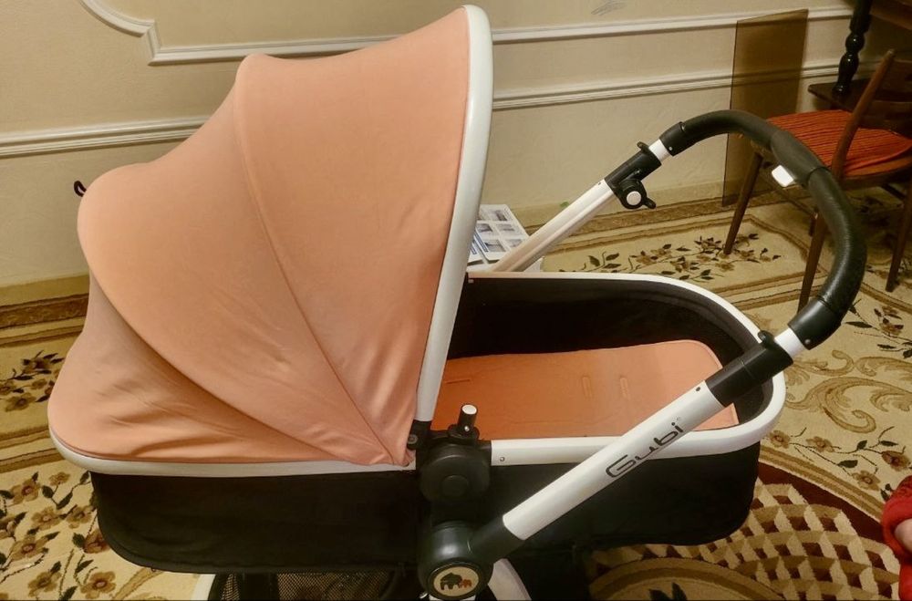 Коляска GUBI PLATINO 2 в 1 состояние новая