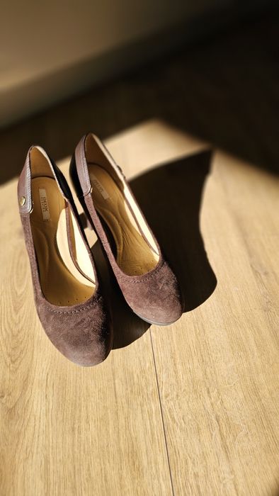 GEOX pantofi piele intoarsa