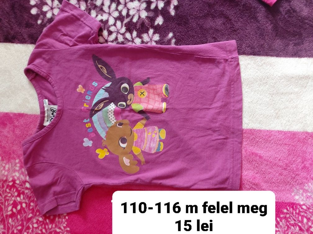 Tricou fetițe Bing și Sula