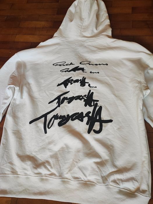 Hanorac Alb Rick Owens x Tommy Cash