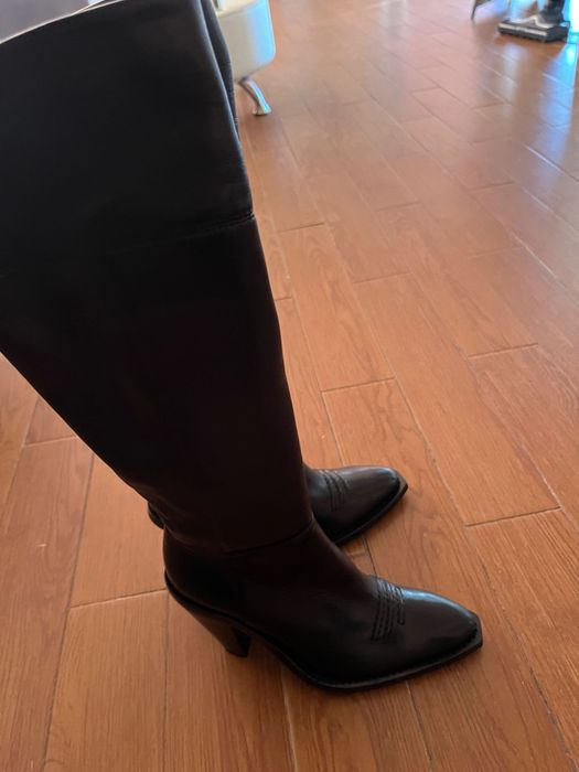 Camperos cizme înalte nabuk