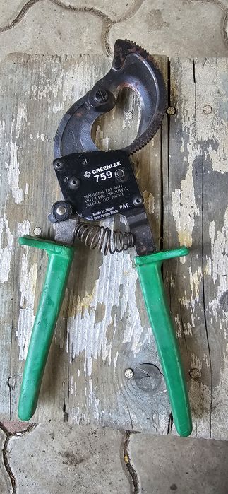 Cleste taiere cablu cu clichet Greenlee 759