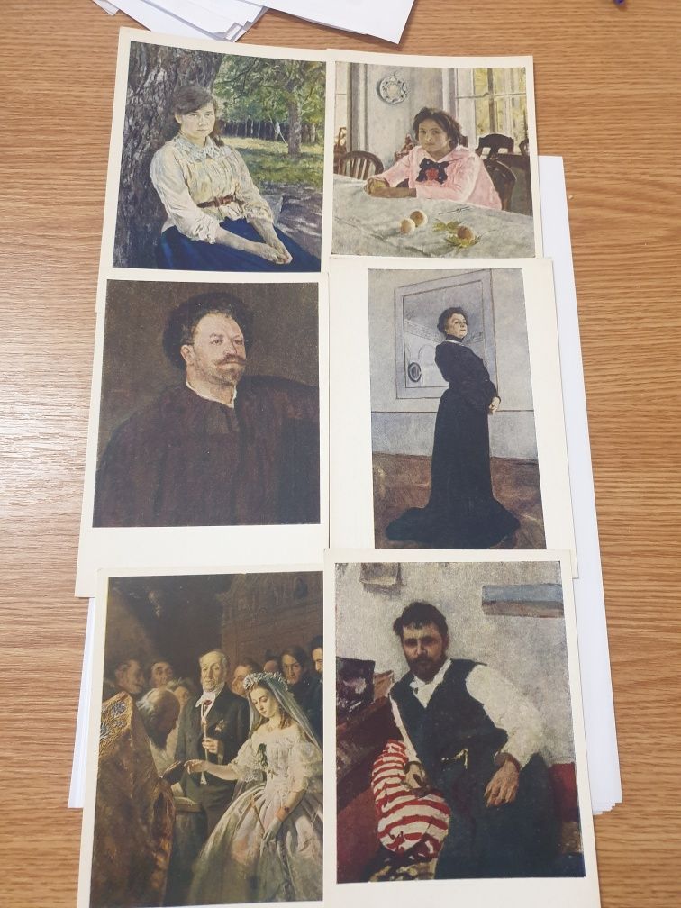 Seturi carti postale vederi picturi urss,1956,1975,1984,nefolosite,noi