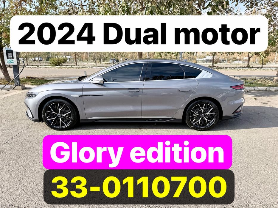 Byd han 2024 yil, dual motor 3.9s Eng fuli bu smart 14 ta kamerasi bor