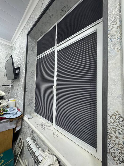 Жалюзи акфа ромлар учун плиссе жалюзилари оптом нархларда