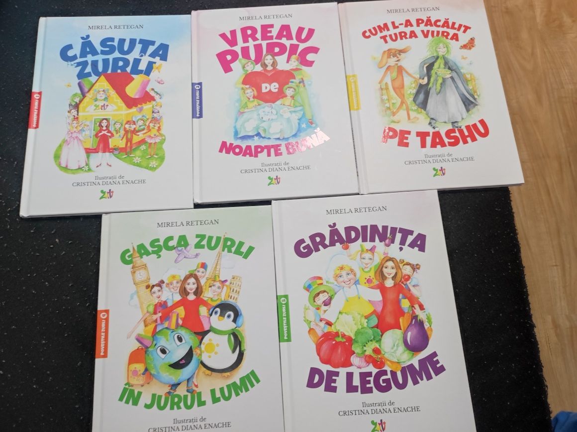 Set 5 cărți gașca Zurli Mirela Retegan