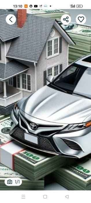 Кредиты под залог автомобиль, недвижимость  для развития бизнеса.