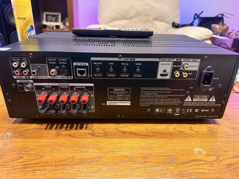 AV Receiver Amplificator Denon AVR 1713 Airplay 5.1 USB