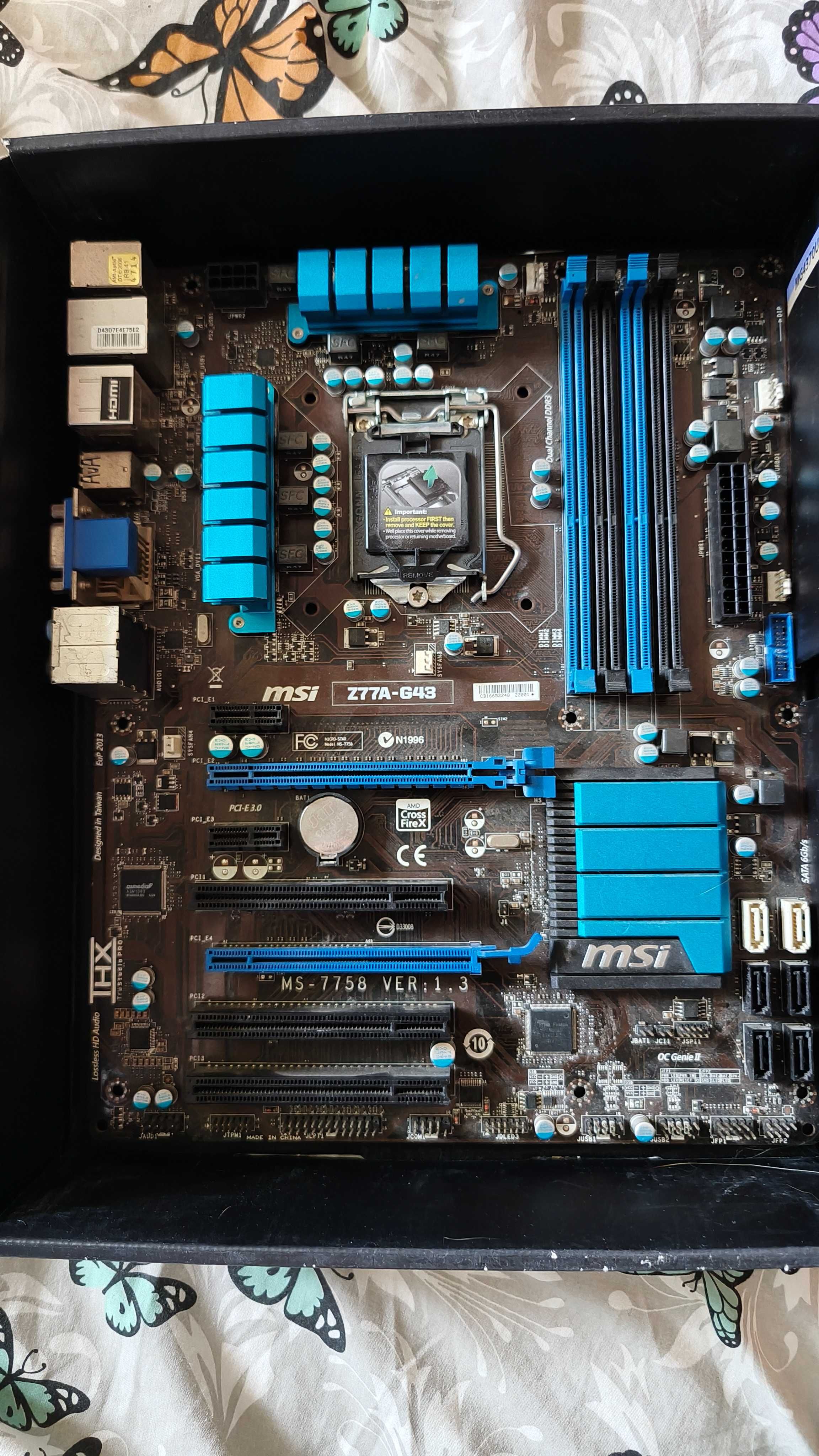 Материнская плата MSI Z77A-G43 Socket 1155