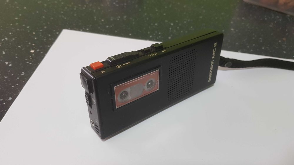 Reportofon de colectie ASSMANN MC 8 - An 1982 + caseta Philips004