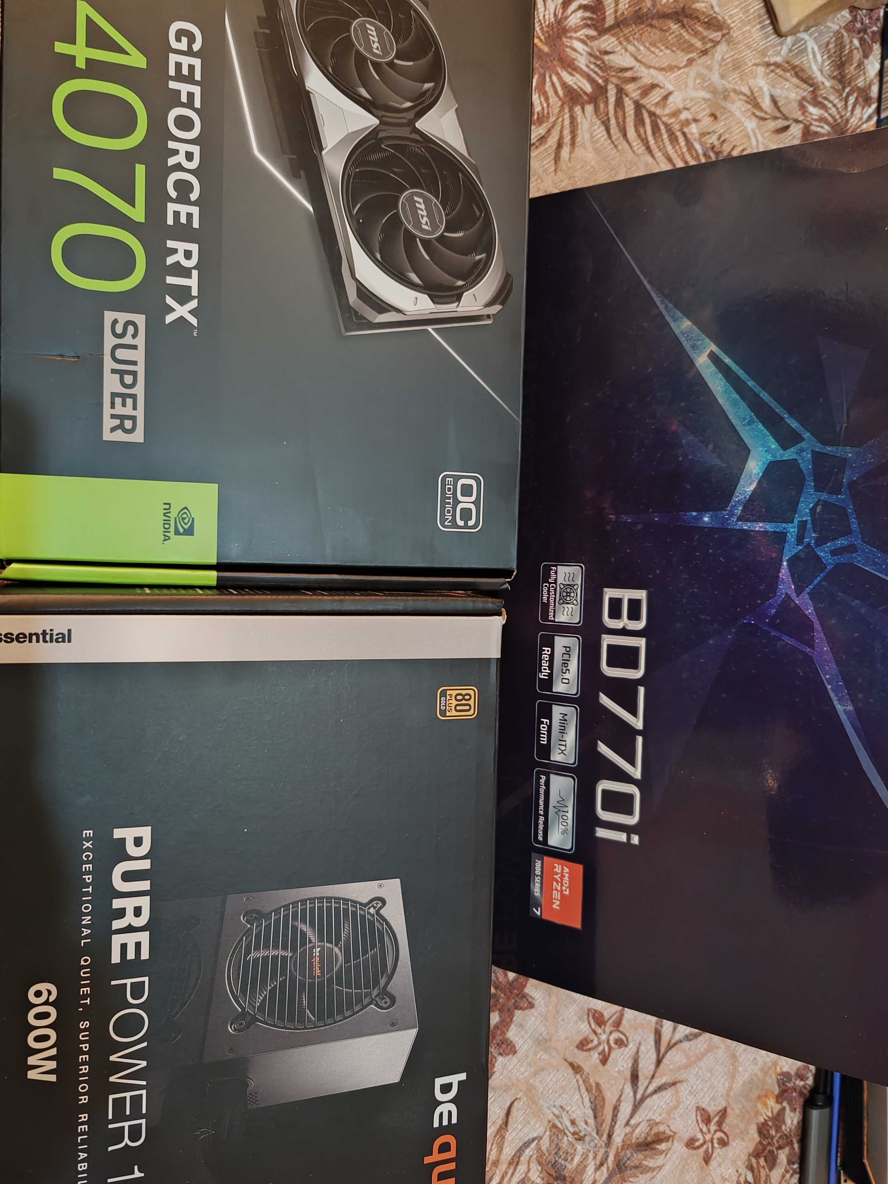 Геймърски RTX 4070Super,ryzen 7 ,32Gb DDR5,2Tb ssd