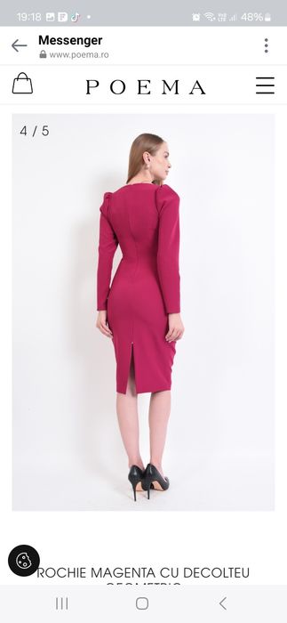 Rochie Poema 40 magenta