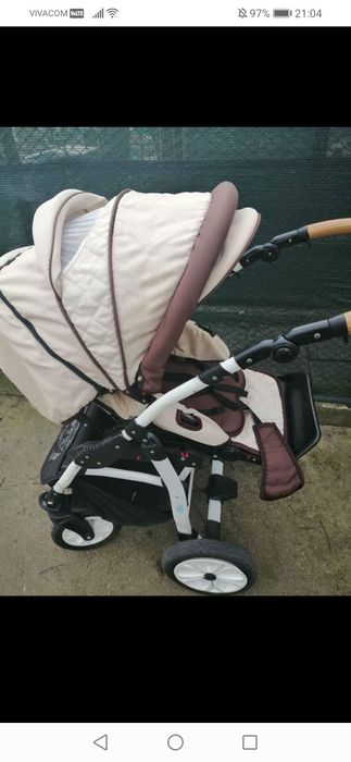 Комбинирана количка 3 в 1 с кош за кола