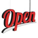 Caseta luminoasa LED suspendata OPEN 508mm - semnalizare in vitrina