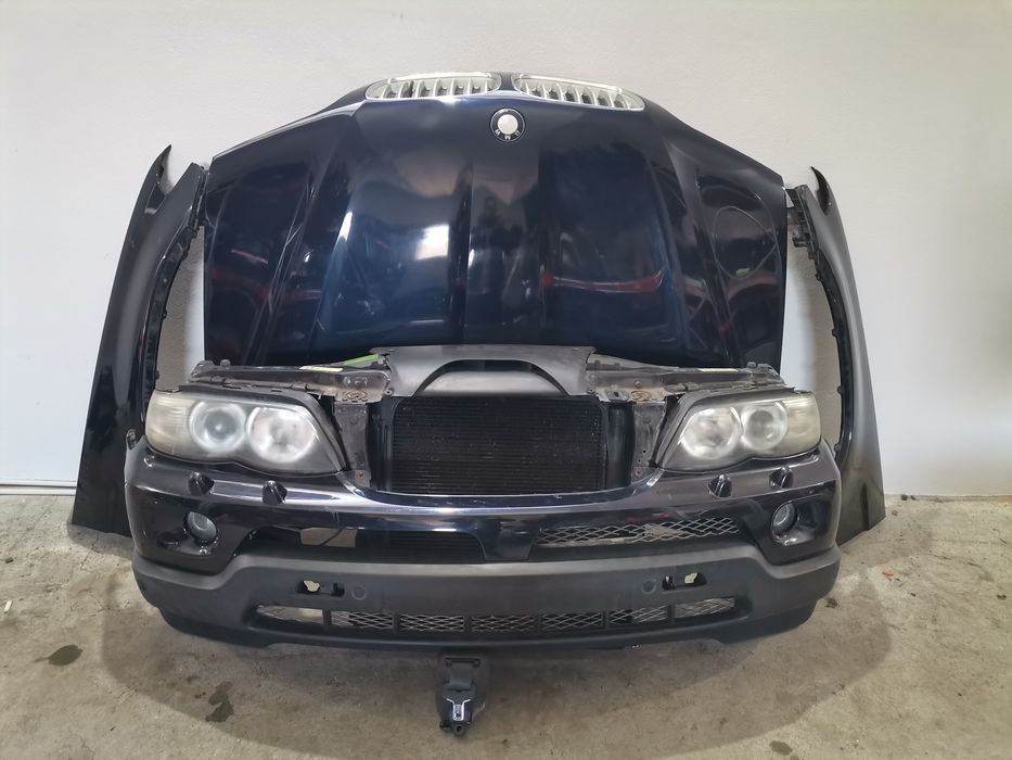 Față completa BMW X5 E53 facelift bară capotă